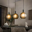 Luster 84-43 Bubble 3L Frosted Grey Glass