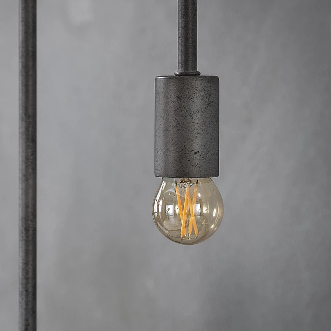 Filament LED žiarovka 84-63 Ø4,5cm Amber glass