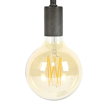 Filament LED žiarovka 84-64 Ø6cm Amber glass
