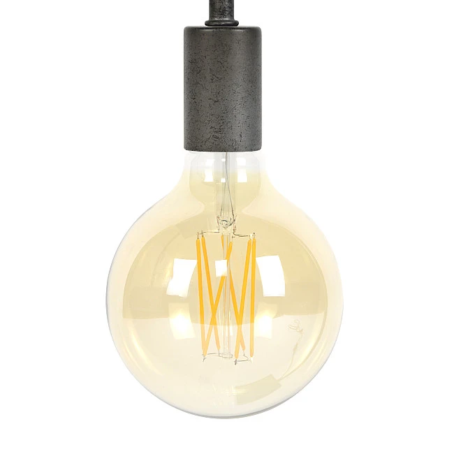 Filament LED žiarovka 84-65 Ø7cm Amber glass