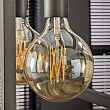 Filament LED žiarovka 84-65 Ø7cm Amber glass