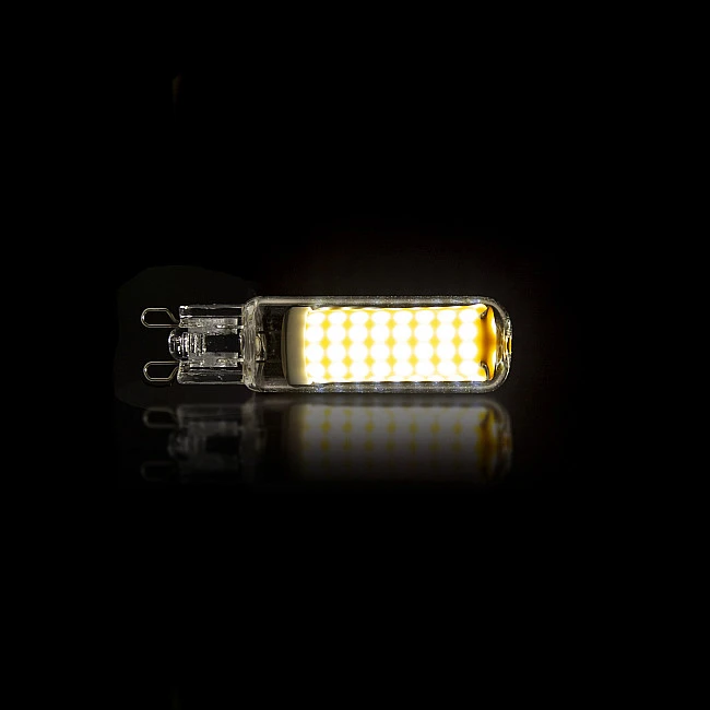 LED žiarovka 84-84 G9 Transparent glass