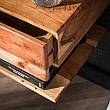 Nočný stolík 22-97 Shelve Drevo Acacia