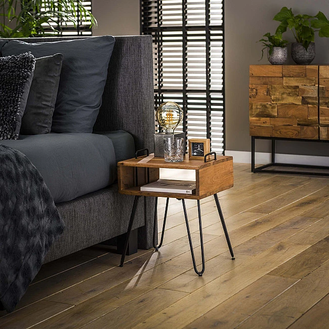 Nočný stolík 23-32 Quadro Drevo Acacia