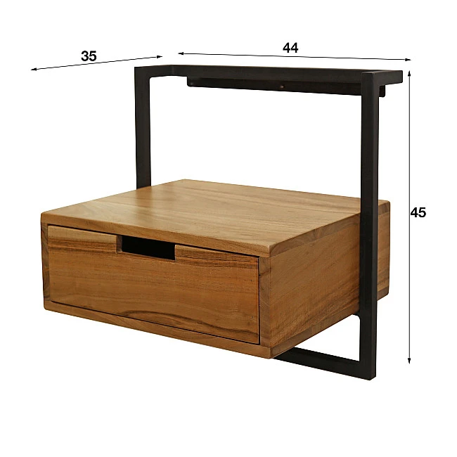 Nočný stolík 25-95 Air Drevo Acacia
