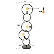 Stojaca lampa 70-20 Loop 3L
