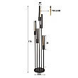Stojaca lampa 72-00 Tube 5L