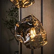 Stojaca lampa 72-26 Rock 3L Chrome glass