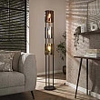 Stojaca lampa 73-45 Lucente 3L Multicolour Glass