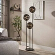 Stojaca lampa 74-50A Stellar 3L Brown Glass