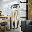 Stojaca lampa 76-73 Twist 1L Drevo Mango