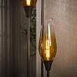 Stojaca lampa 76-90S Cocoon 3L Brown clear glass