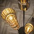 Stojaca lampa 77-13 Cylinder 3L Chromed Glass
