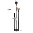Stojaca lampa 79-14 Sfere 3L Multicolour Glass