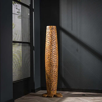Stojaca lampa 80-81 Bars 3L Drevo Teak