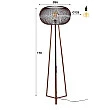 Stojaca lampa 83-83 Twist 1L Cooper