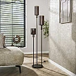 Stojaca lampa 84-35 Sepiora 3L Brown Glass