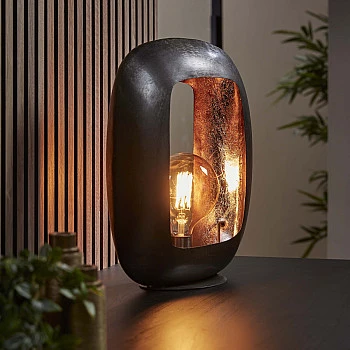 Stolová lampa 71-99 Arch 1L Black Nikel