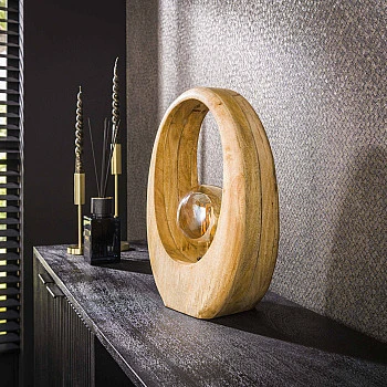 Stolová lampa 73-22 Arch 1L Drevo Mango
