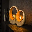 Stolová lampa 73-22 Arch 1L Drevo Mango