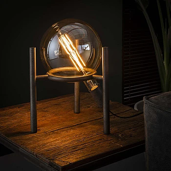 Stolová lampa 77-41 1L Saturn Old Silver 