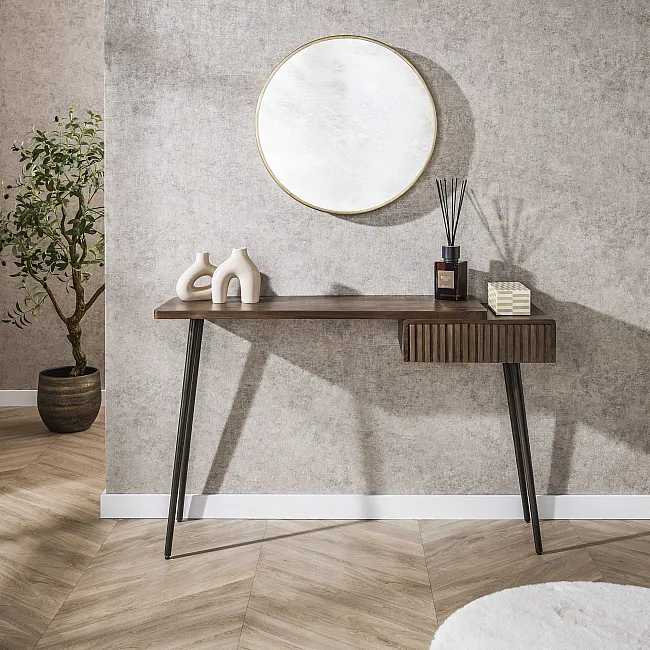 Toaletný stolík/Konzola Carve 30-18 Drevo Acacia