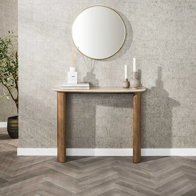 Toaletný stolík/Konzola Romano 45-67 Ceramic Travertine