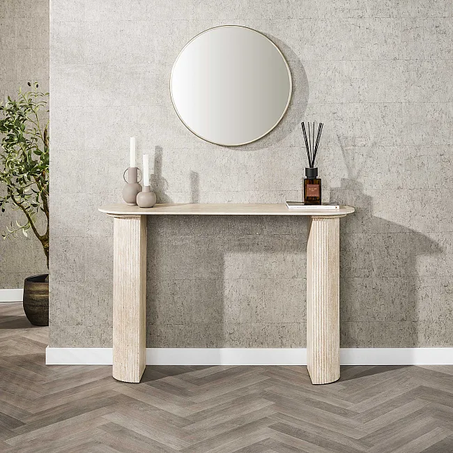 Toaletný stolík/Konzola Romano 45-80 Ceramic Travertine