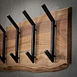 Vešiak 24-82 Edge 2x6 Hooks Drevo Acacia