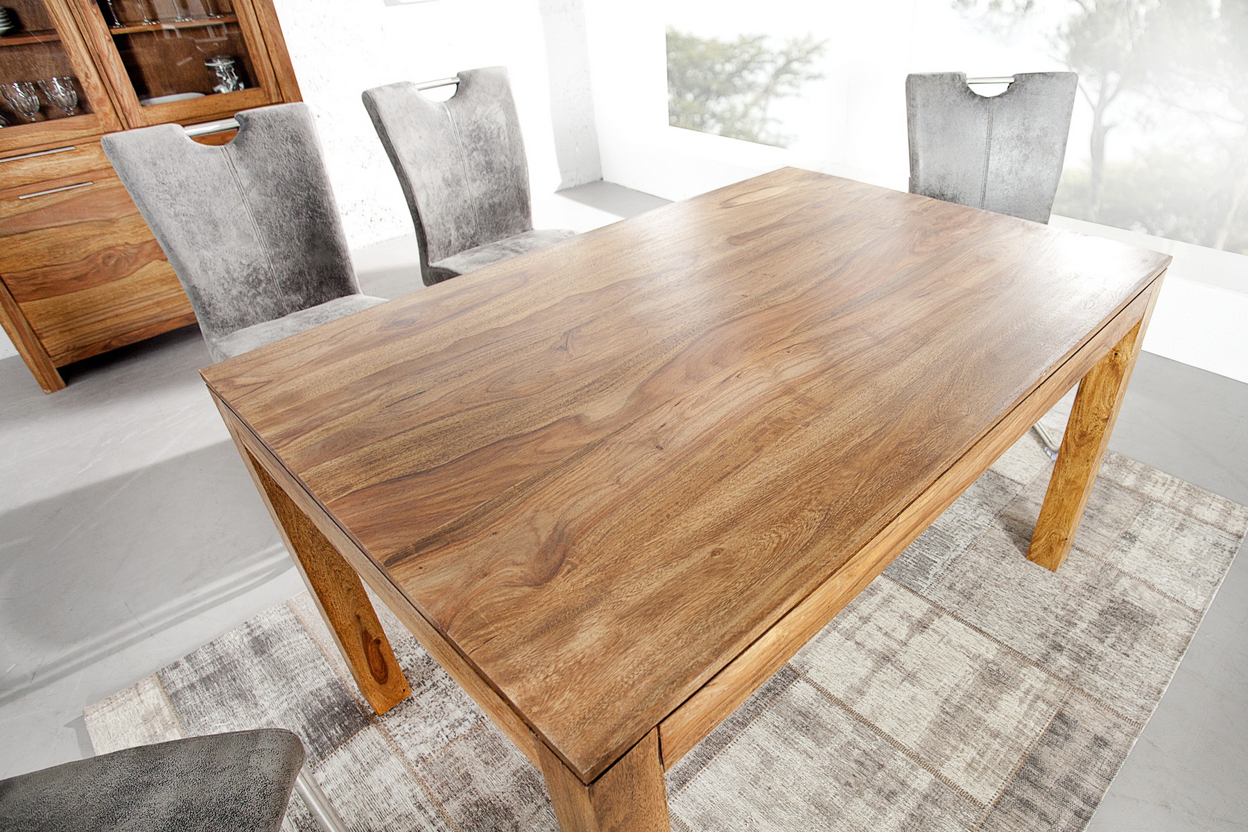 Jedálenský stôl 20602 120x80cm Masív drevo Palisander