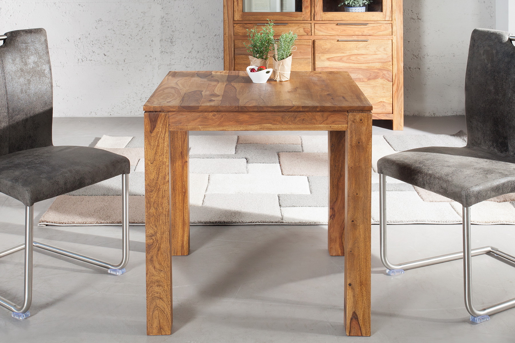 Jedálenský stôl 36746 70x70cm Drevo Palisander Jedálenský stôl 36746 70x70cm Drevo Palisander