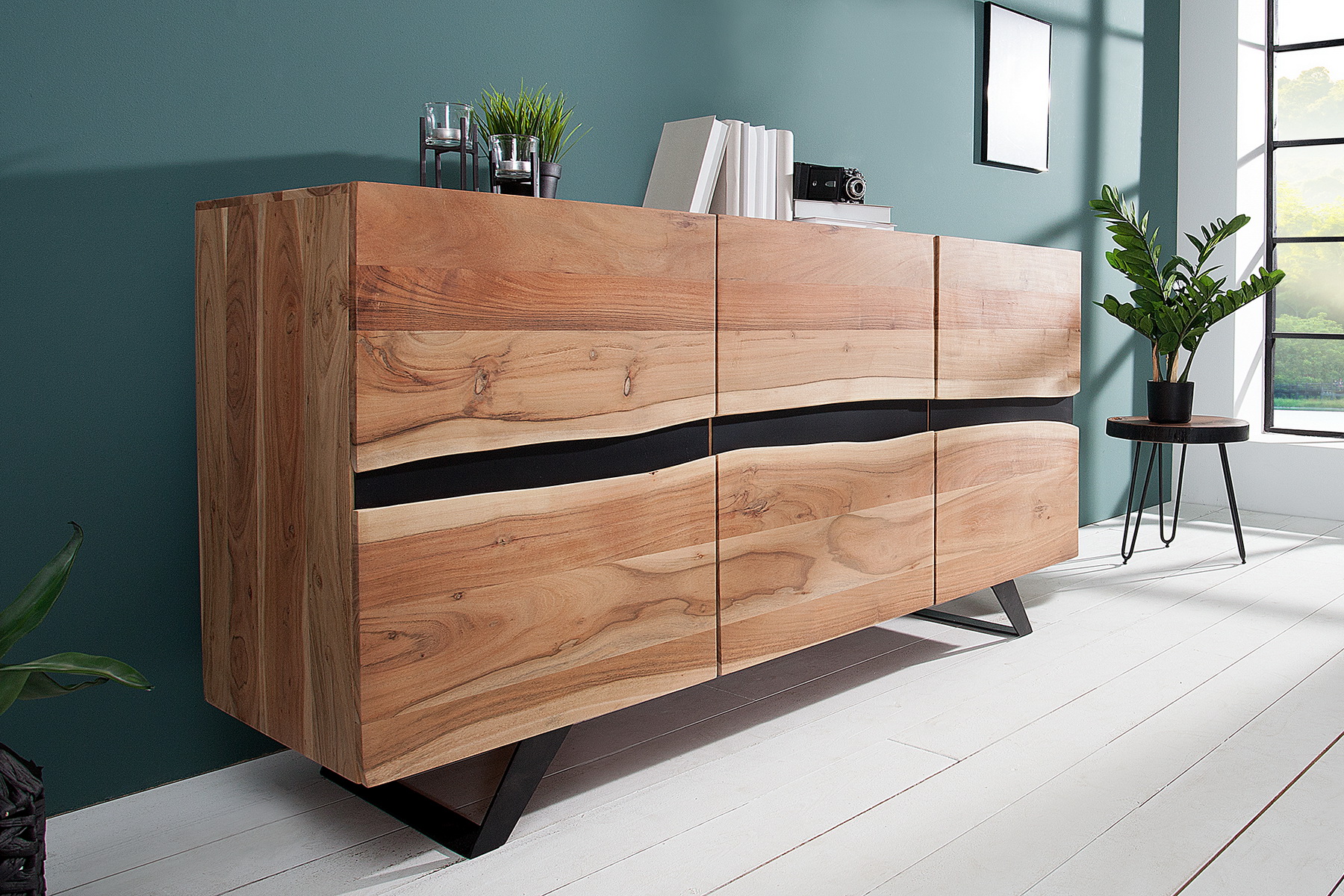 Komoda 38331 150cm Drevo Acacia Komoda 38331 150cm Drevo Acacia
