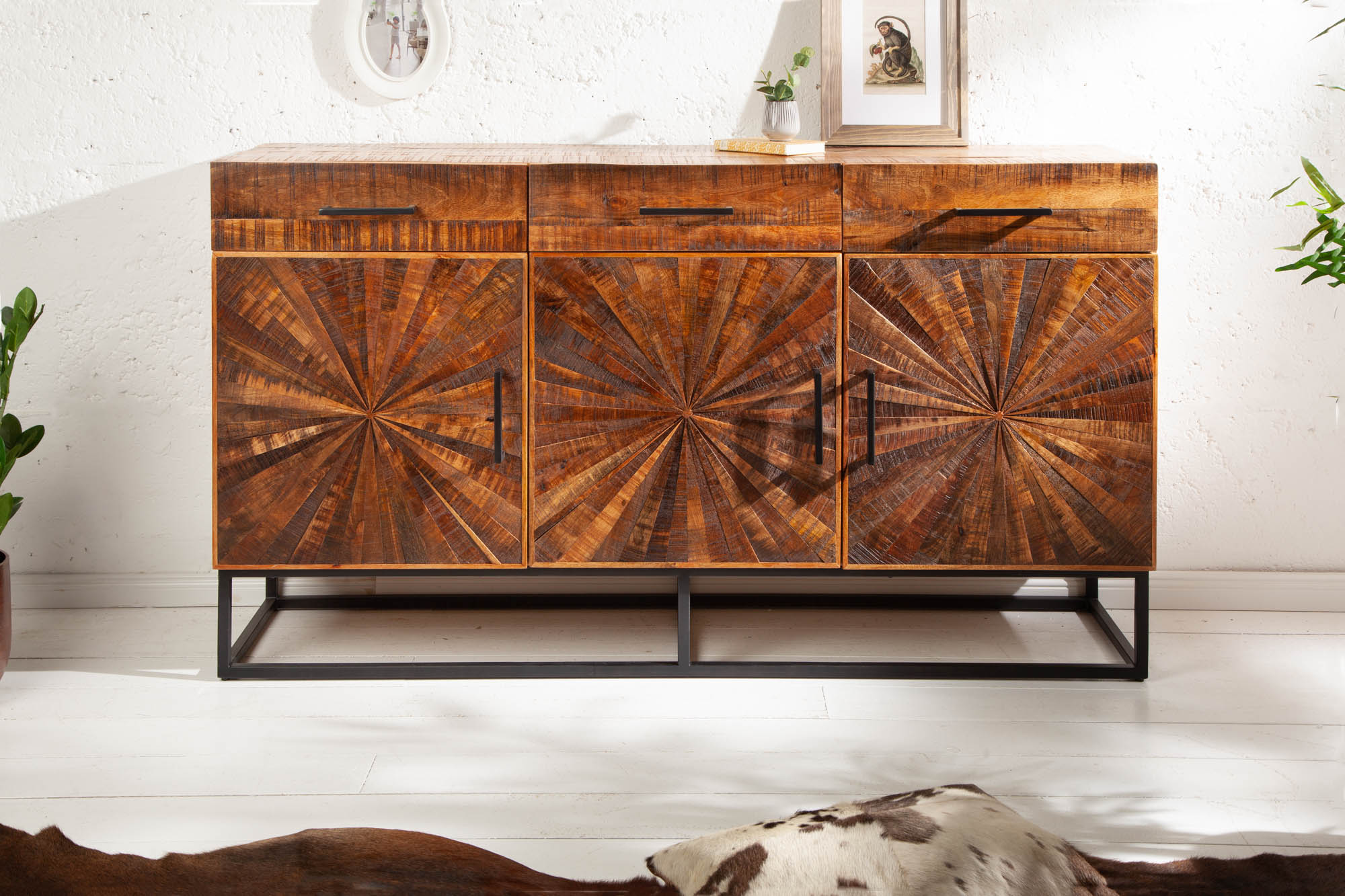 Komoda 40525 160cm Wood Art Drevo Mango Hnedá Komoda 40525 160cm Wood Art Drevo Mango Hnedá