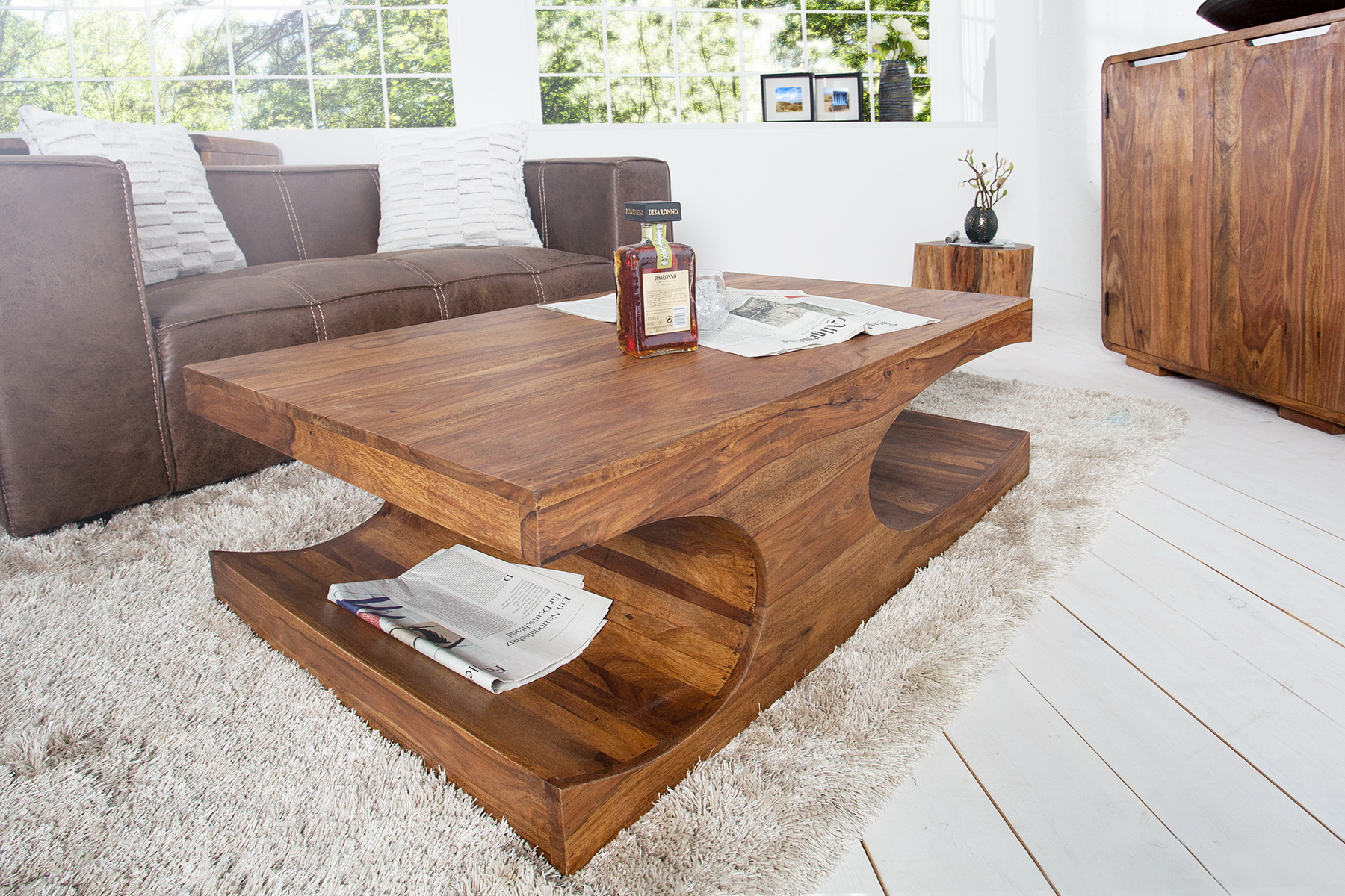 Konferenčný stôl 35898 120x70cm Drevo Palisander - PRODUKT JE SKLADOM U NÁS - 2Ks Konferenčný stôl 35898 120x70cm Drevo Palisander - PRODUKT JE SKLADOM U NÁS - 2Ks