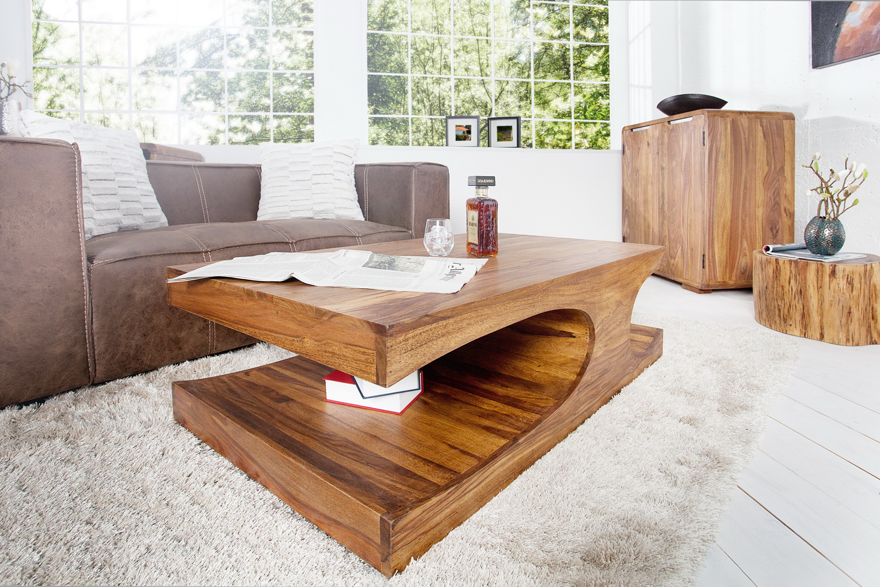 Konferenčný stôl 35898 120x70cm Drevo Palisander - PRODUKT JE SKLADOM U NÁS - 2Ks Konferenčný stôl 35898 120x70cm Drevo Palisander - PRODUKT JE SKLADOM U NÁS - 2Ks