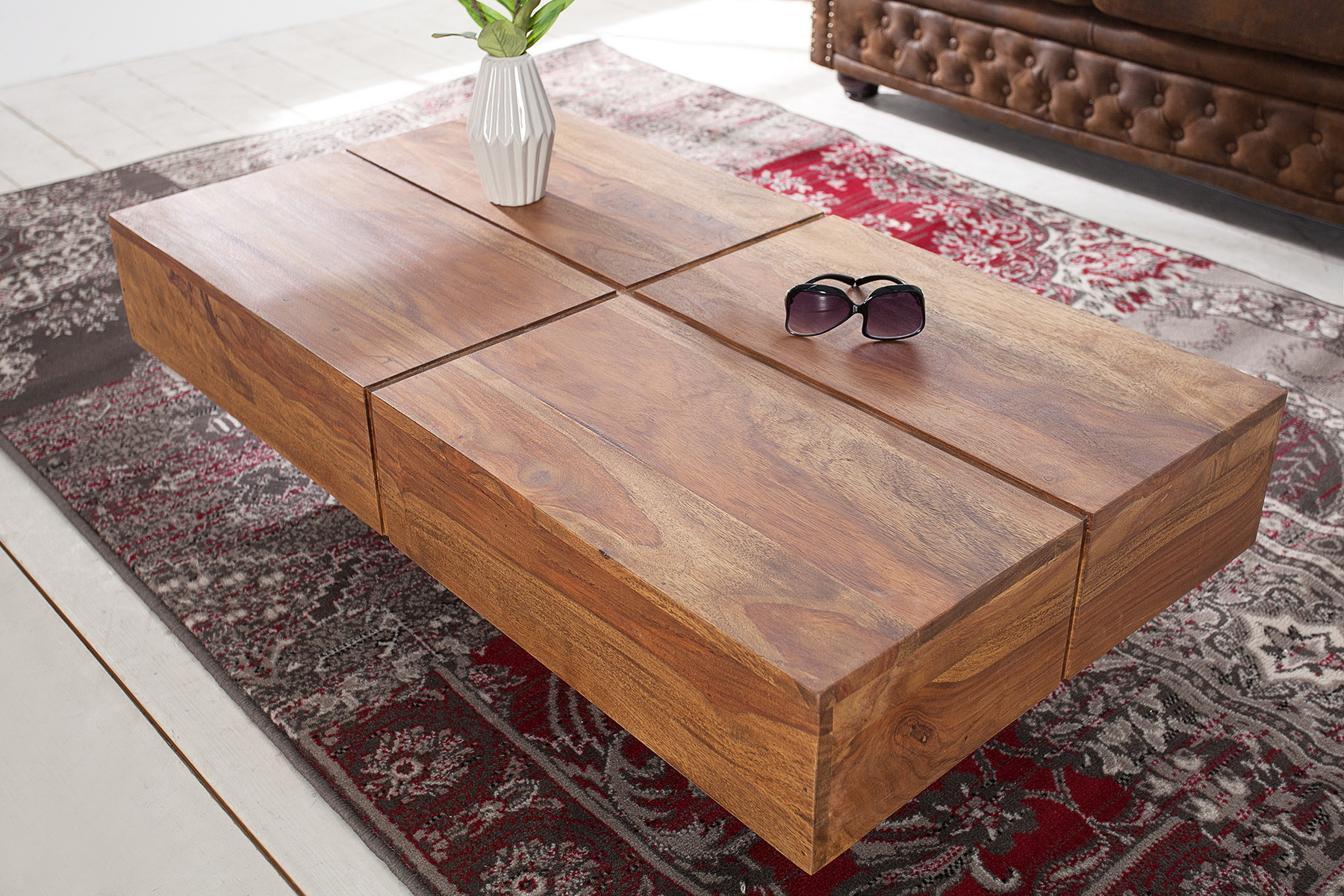 Konferenčný stôl 36789 110x60cm Drevo Palisander - PRODUKT JE SKLADOM U NÁS - 2Ks Konferenčný stôl 36789 110x60cm Drevo Palisander - PRODUKT JE SKLADOM U NÁS - 2Ks