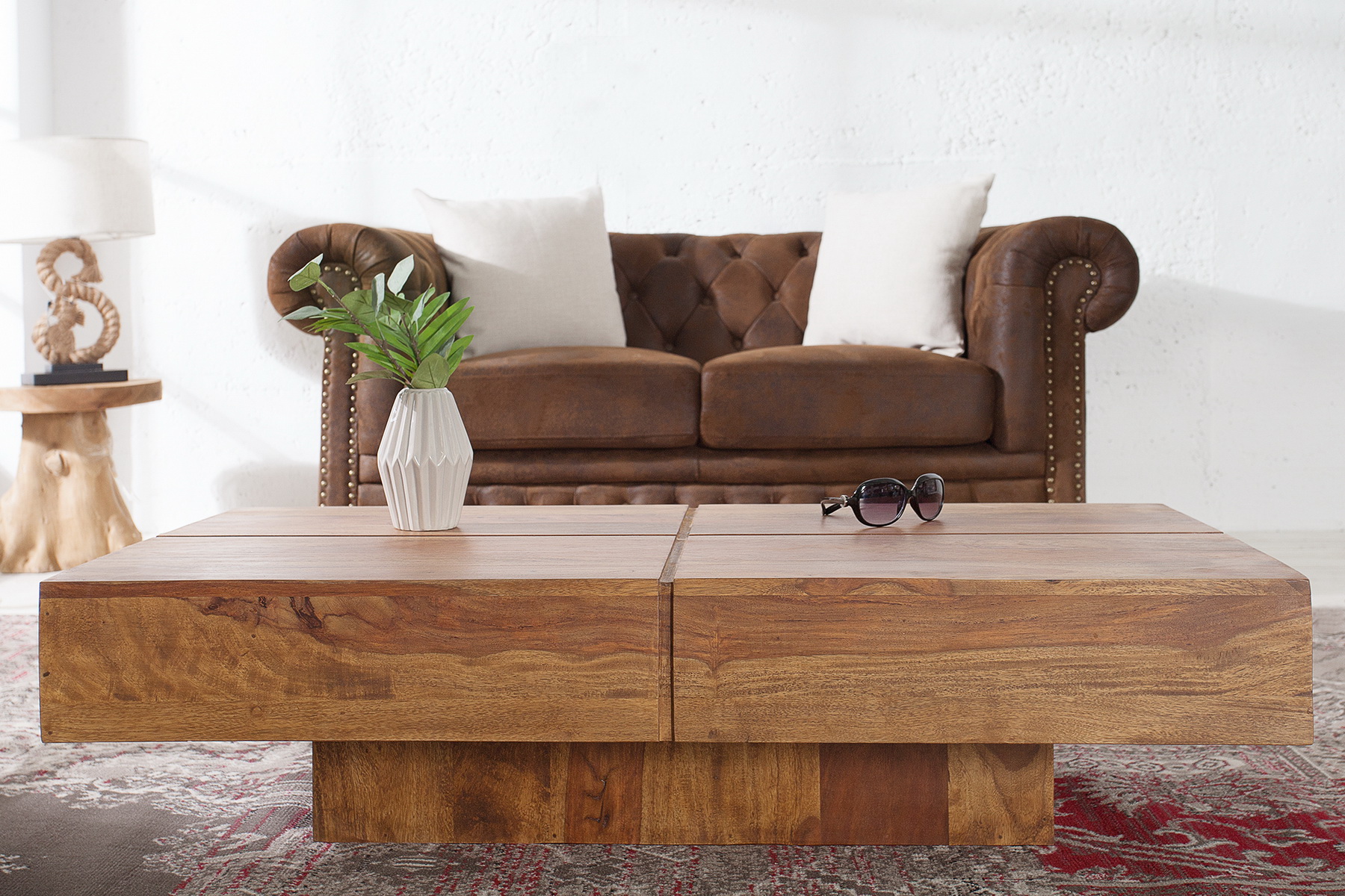 Konferenčný stôl 36789 110x60cm Drevo Palisander - PRODUKT JE SKLADOM U NÁS - 2Ks Konferenčný stôl 36789 110x60cm Drevo Palisander - PRODUKT JE SKLADOM U NÁS - 2Ks