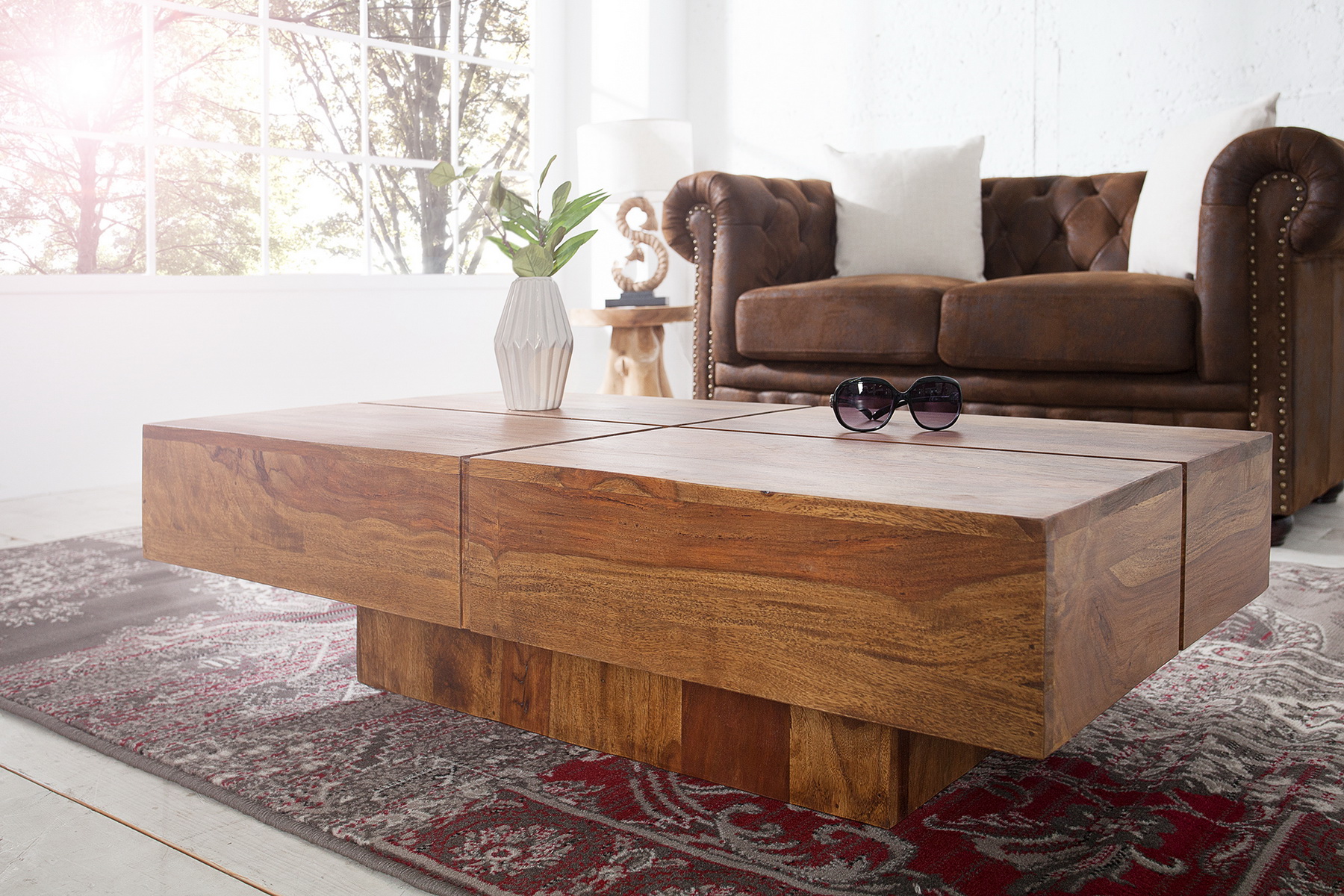 Konferenčný stôl 36789 110x60cm Drevo Palisander - PRODUKT JE SKLADOM U NÁS - 2Ks Konferenčný stôl 36789 110x60cm Drevo Palisander - PRODUKT JE SKLADOM U NÁS - 2Ks