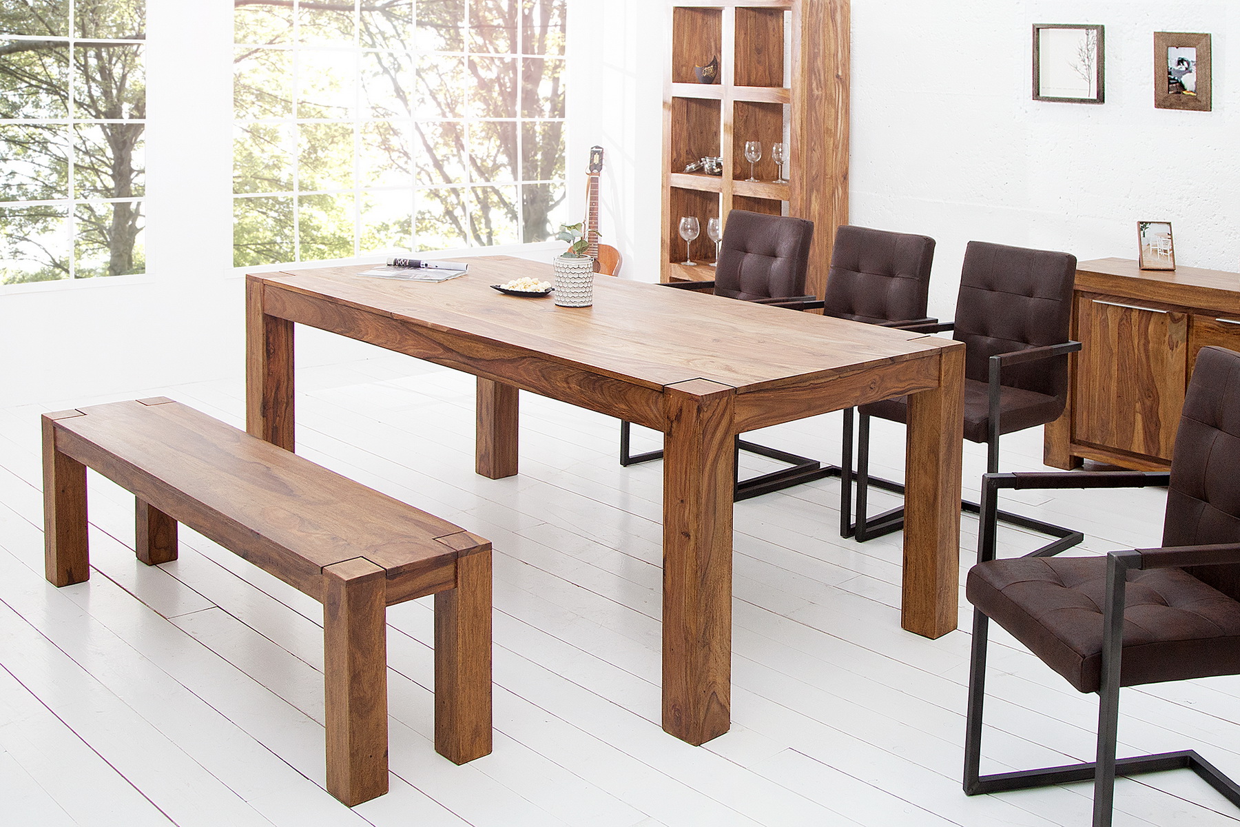 Lavica 15520 160cm Masív drevo Palisander Lavica 15520 160cm Masív drevo Palisander