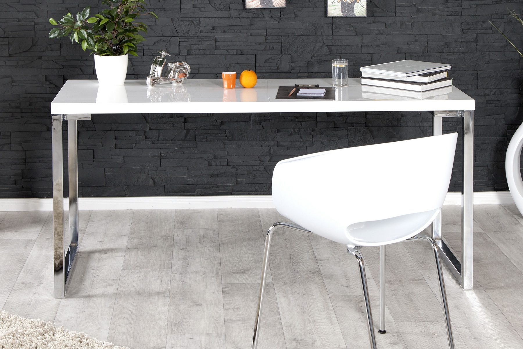 PC - stolík 21141 140x60cm Biely vysoký lesk PC - stolík 21141 140x60cm Biely vysoký lesk