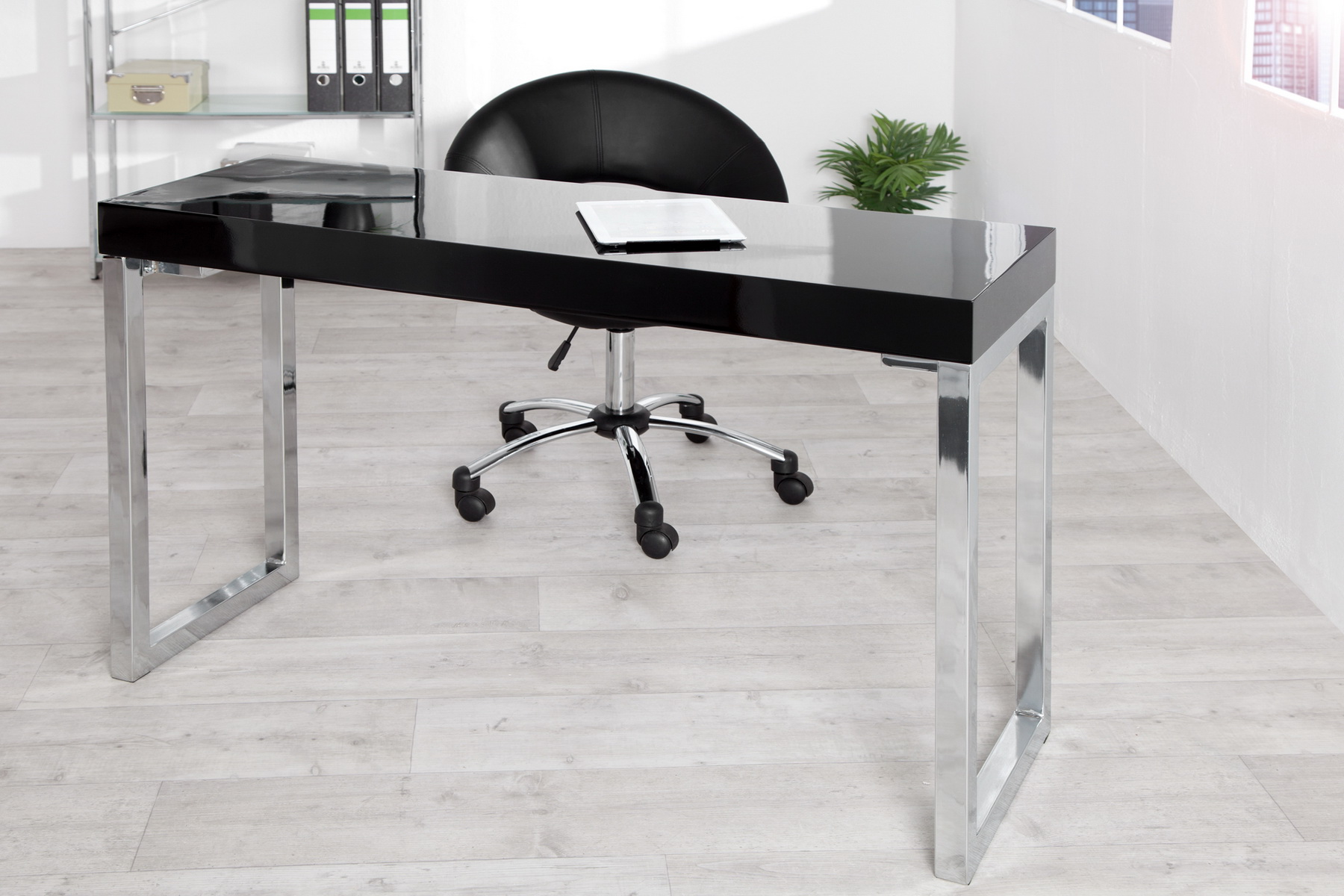PC/Toaletný - stolík 22093 120cm Čierny vysoký lesk PC/Toaletný - stolík 22093 120cm Čierny vysoký lesk