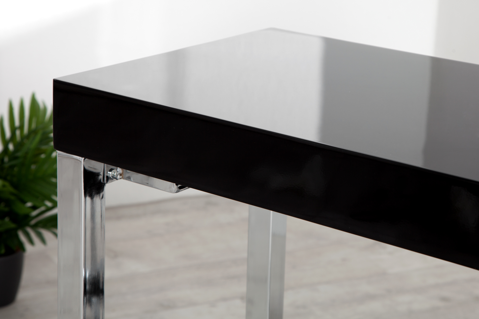 PC/Toaletný - stolík 22093 120cm Čierny vysoký lesk PC/Toaletný - stolík 22093 120cm Čierny vysoký lesk