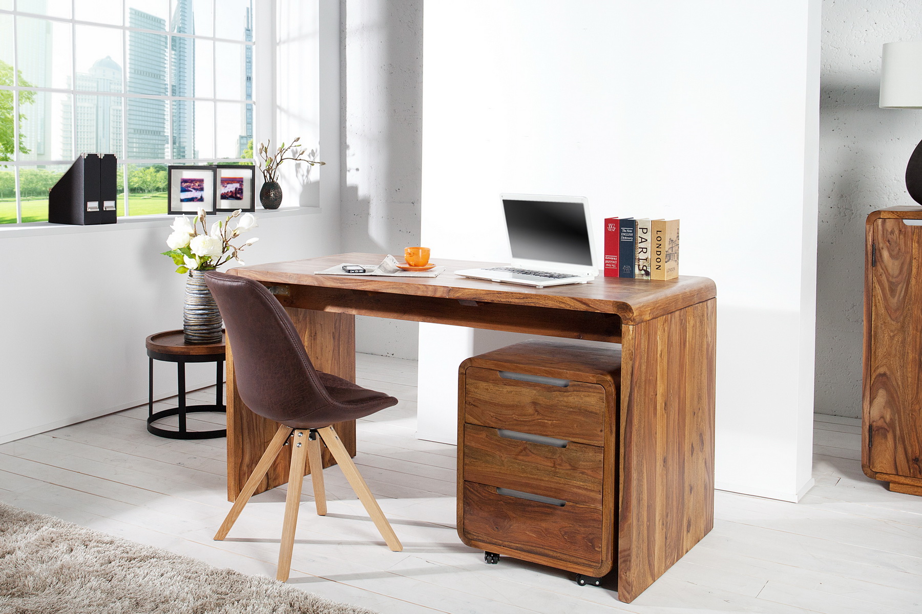 PC - stolík 35870 150x70cm Masív drevo Palisander