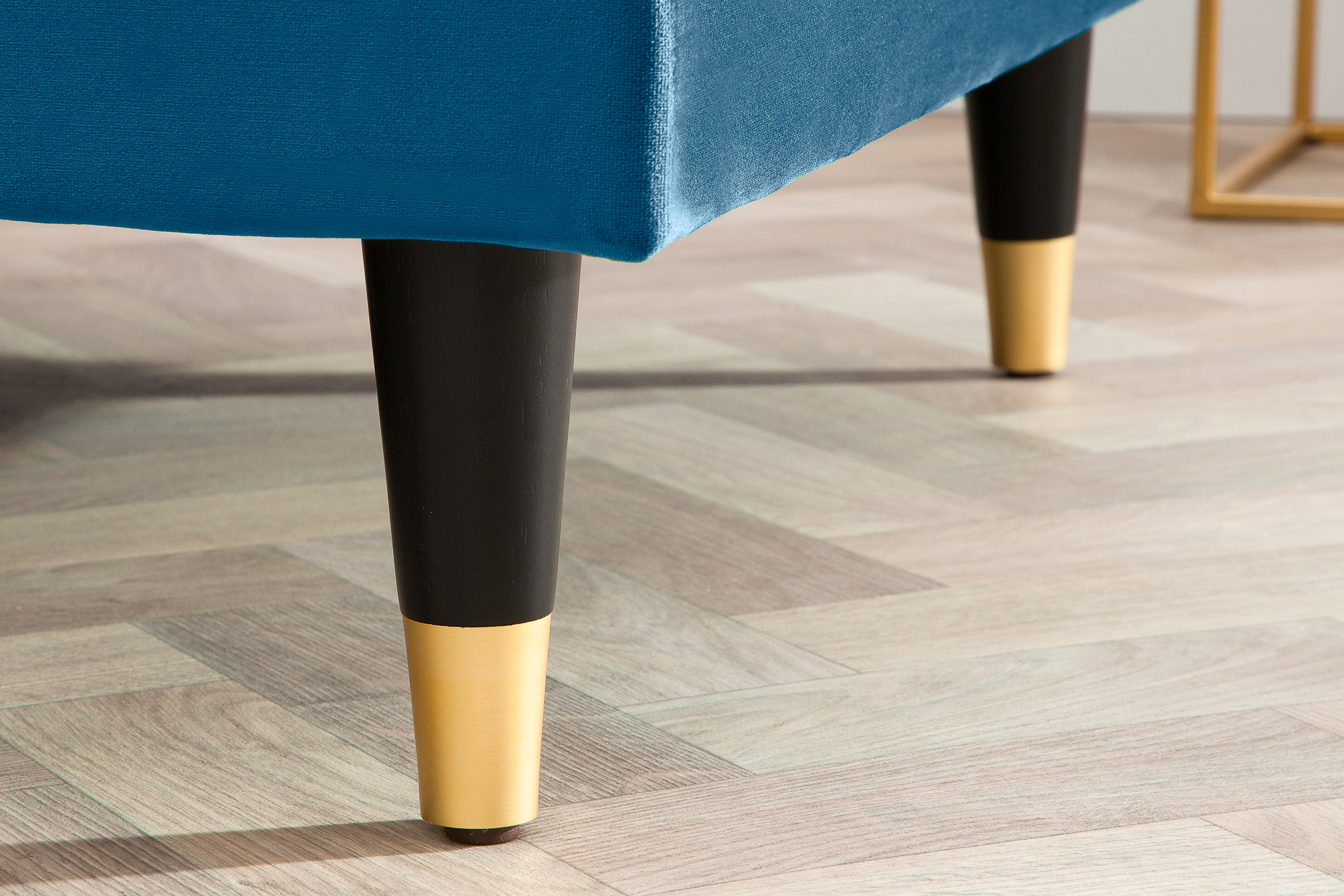 Rohová sedacia súprava 39847 Cozy - Zamat tmavo modrá Rohová sedacia súprava 39847 Cozy - Zamat tmavo modrá