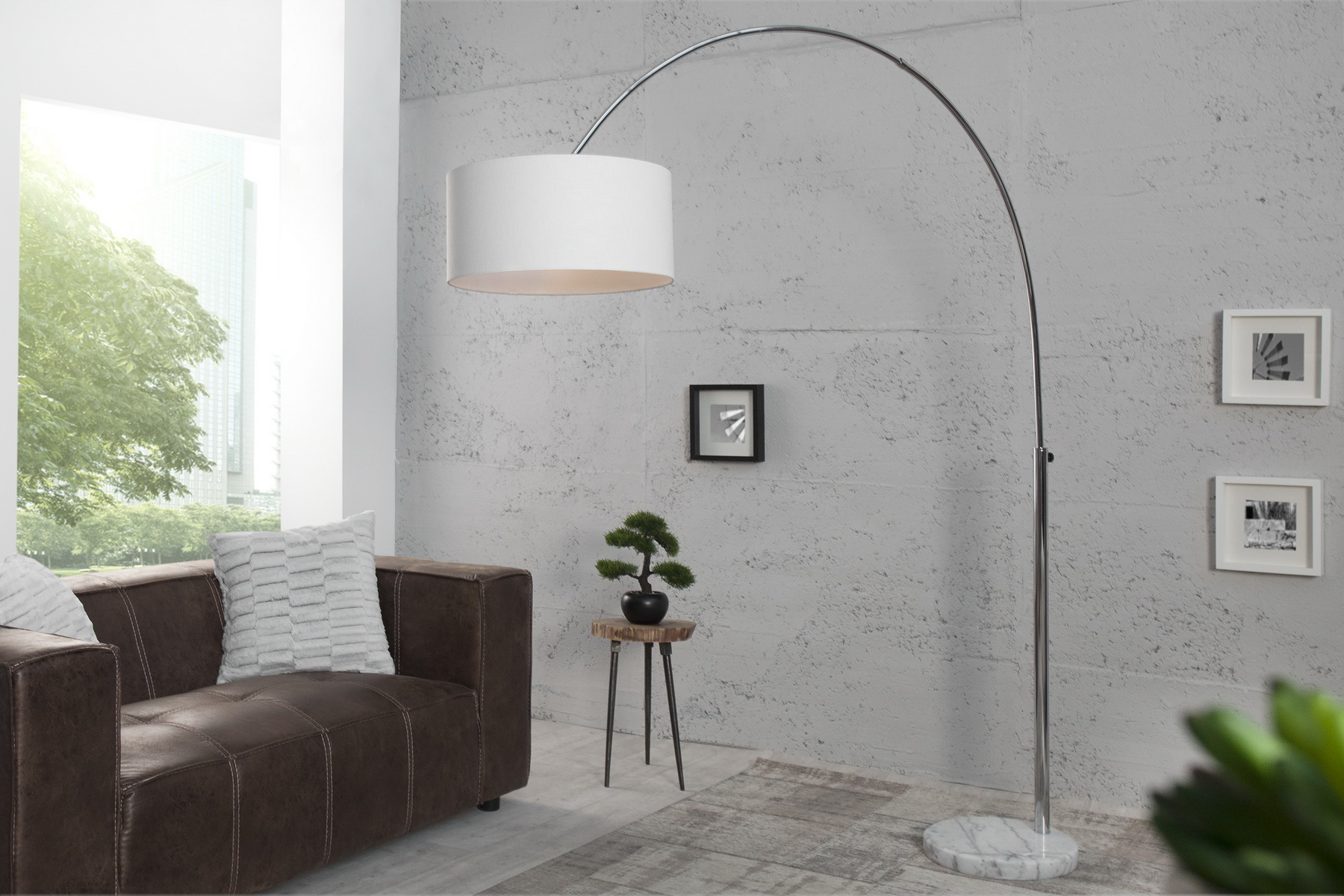 Stojaca lampa 35596 Oblúková Biela Stojaca lampa 35596 Oblúková Biela