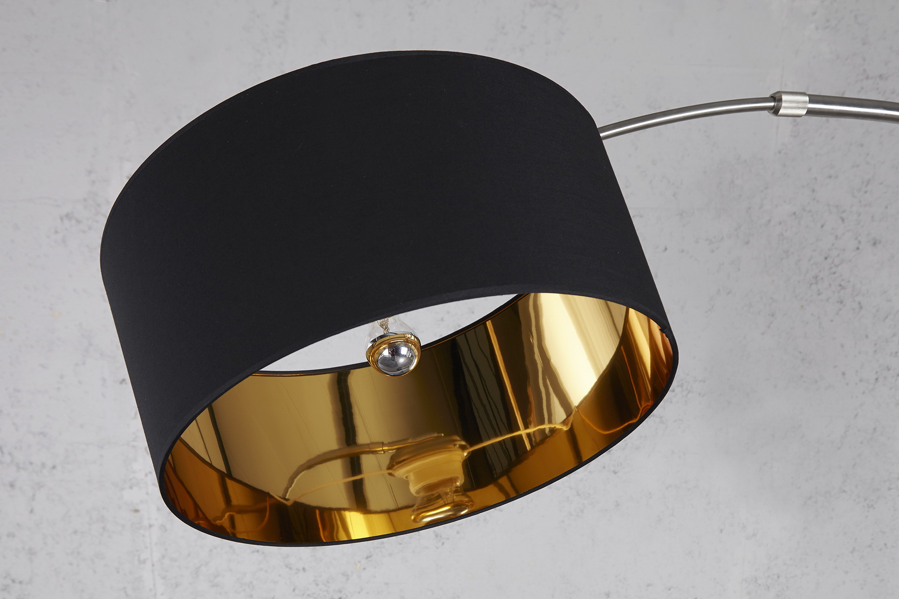 Stojaca lampa 5758 Polkruh Čierna Stojaca lampa 5758 Polkruh Čierna