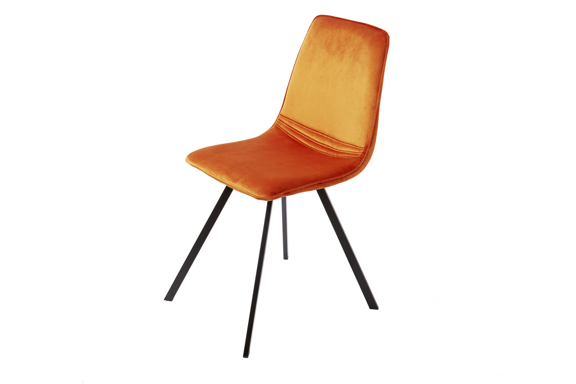 Stolička 39919 Zamat oranžová Stolička 39919 Zamat oranžová