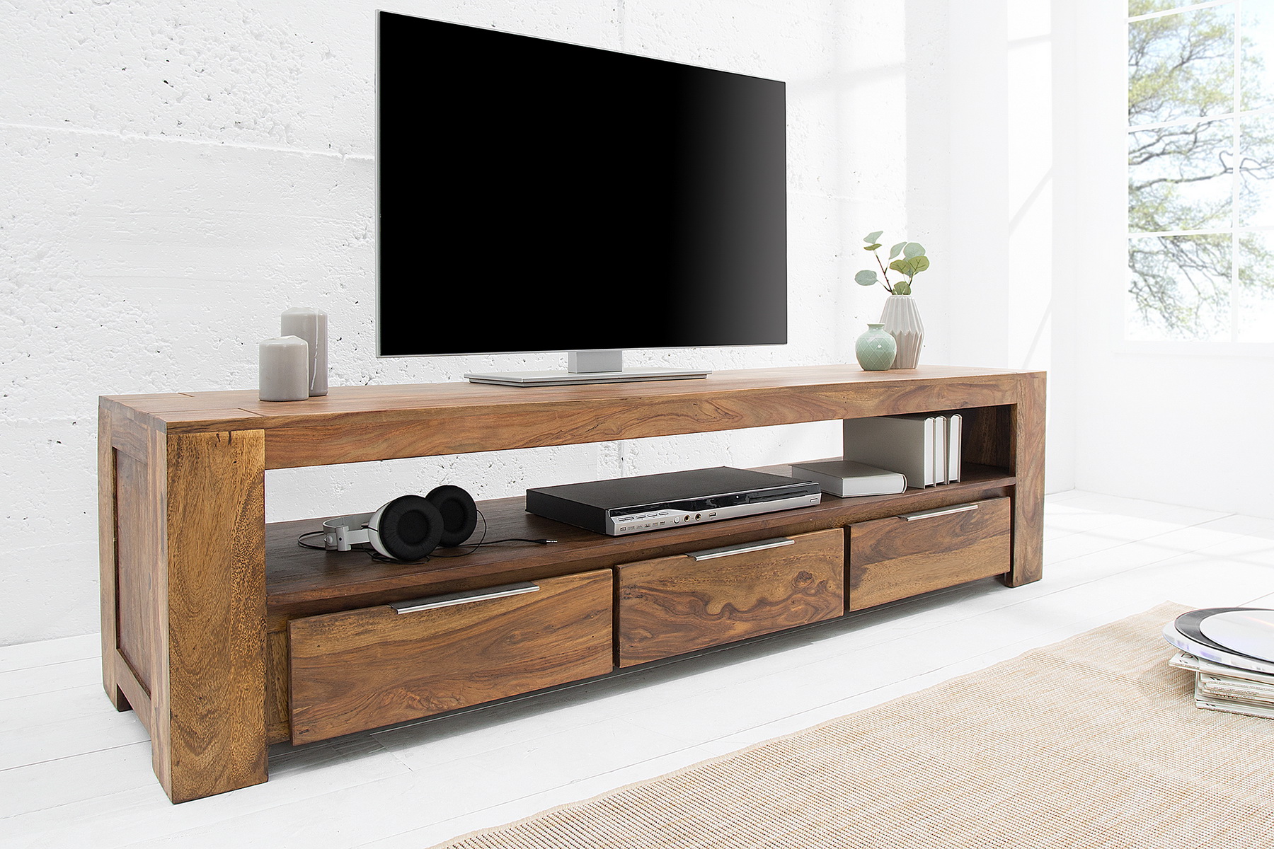 TV-skrinka 38111 170cm Masív drevo Palisander TV-skrinka 38111 170cm Masív drevo Palisander