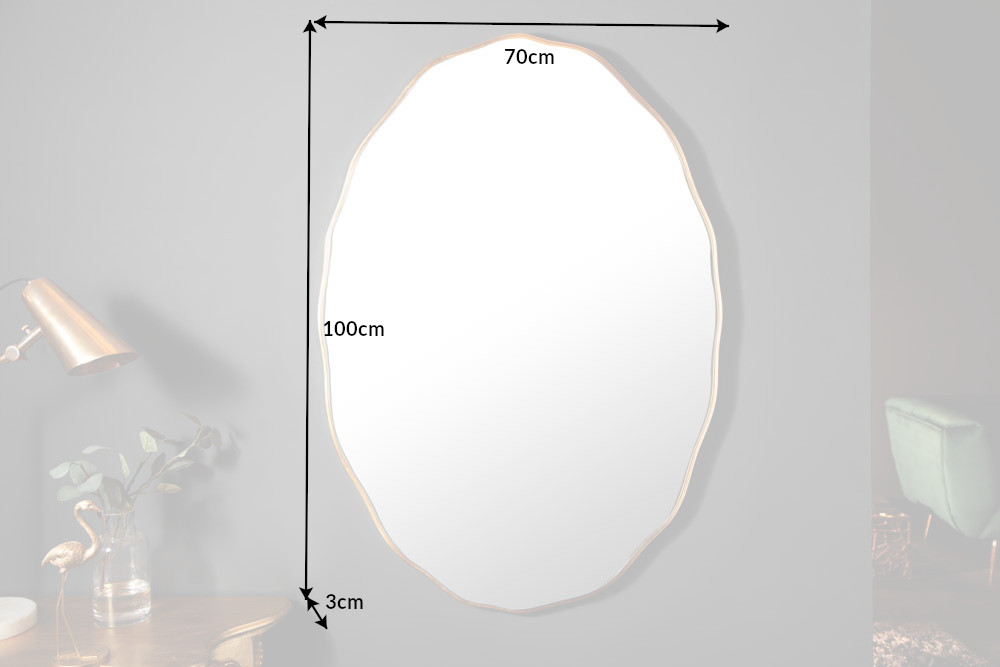 Zrkadlo 40696 100x70cm Elegancia gold Zrkadlo 40696 100x70cm Elegancia gold