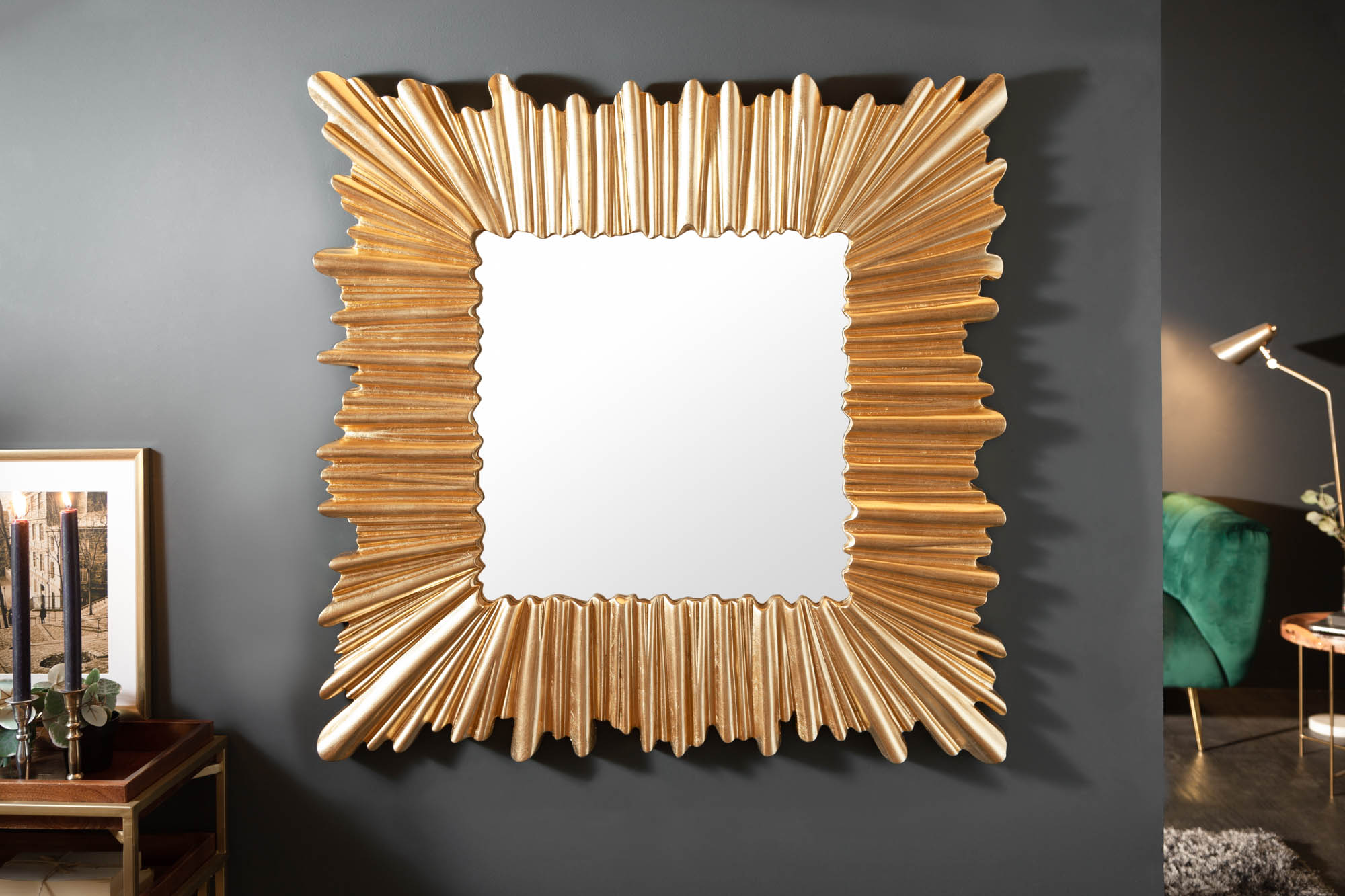 Zrkadlo 40699 95x95cm Venice gold Zrkadlo 40699 95x95cm Venice gold